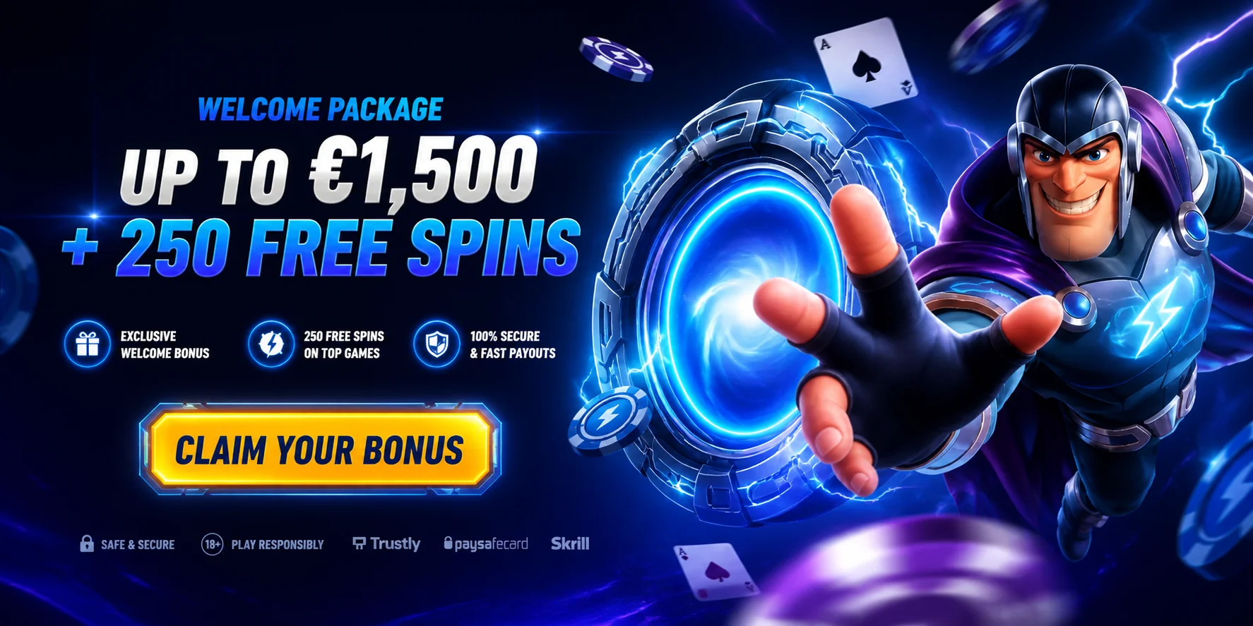 Magneticslots  -  home hero
